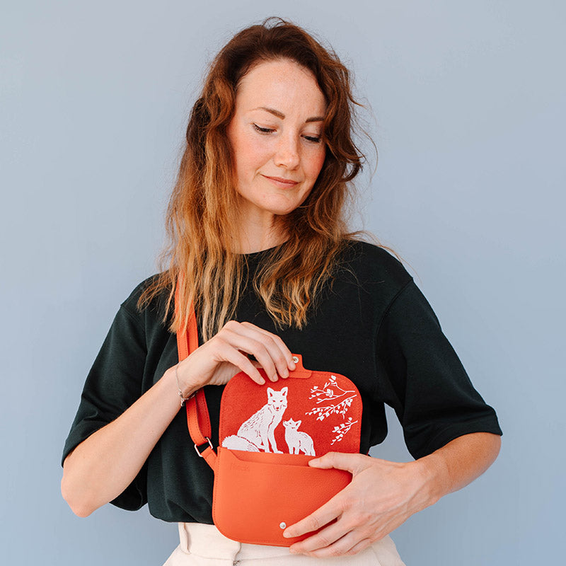 Tasche, Little Fox, Coral