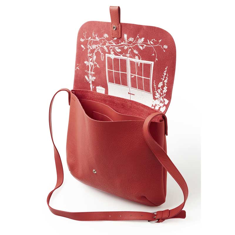 Schultertasche, Back Yard, Coral