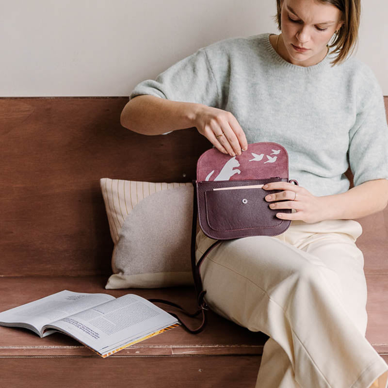 Tasche, Cat Chase, Aubergine