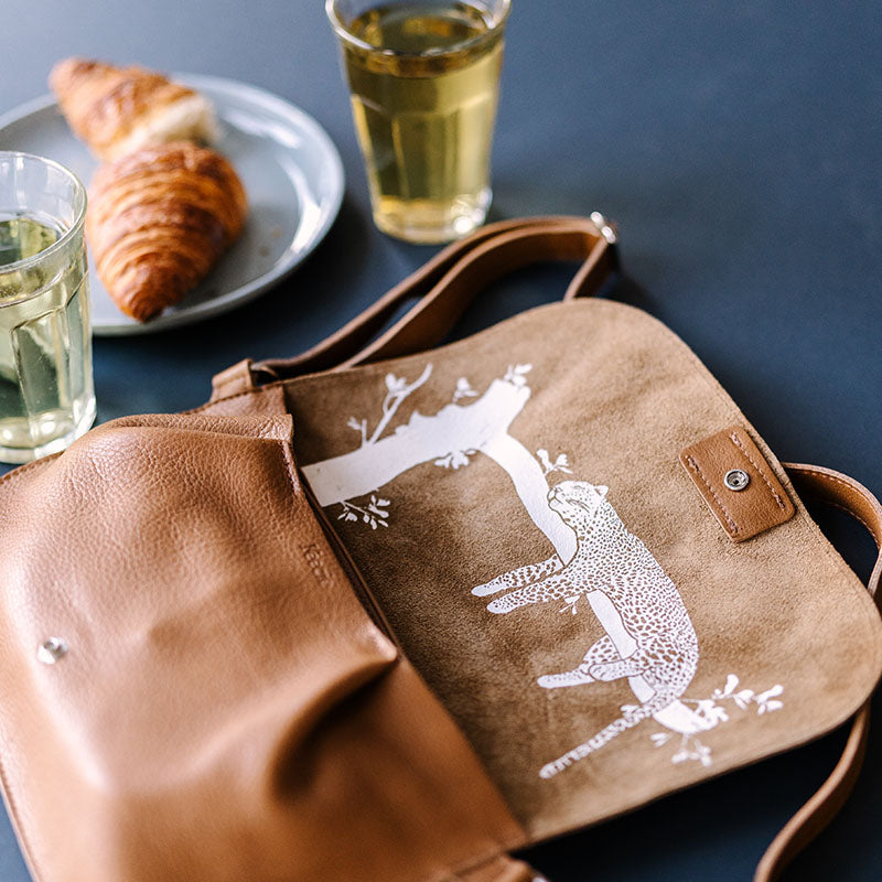 Tasche, Lazy Boy, Cognac used look