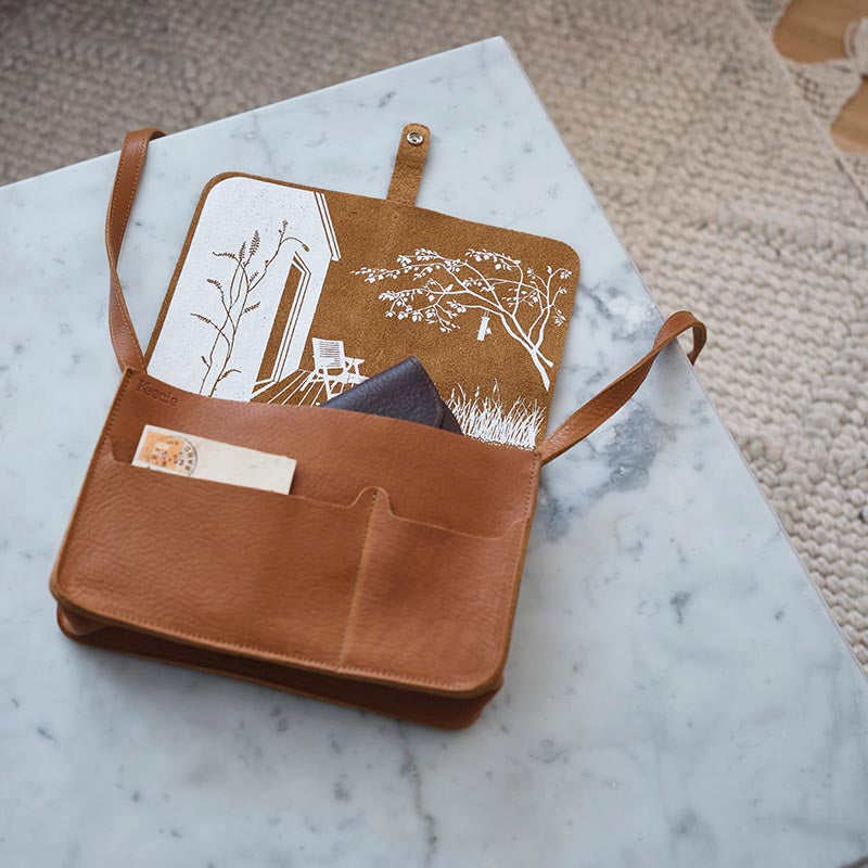 Tasche, Off Duty, Cognac used look