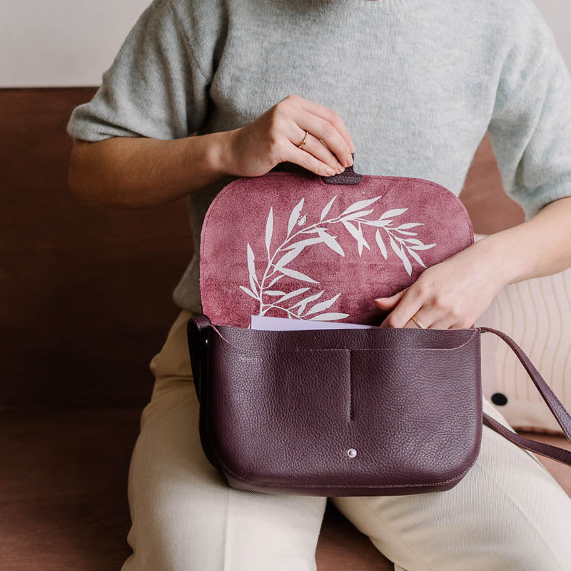 Tasche, Wish Tree, Aubergine
