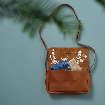 Tasche, Picking Flowers Medium, Cognac used look