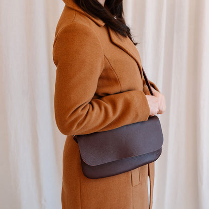 Tasche, Double Up, Aubergine