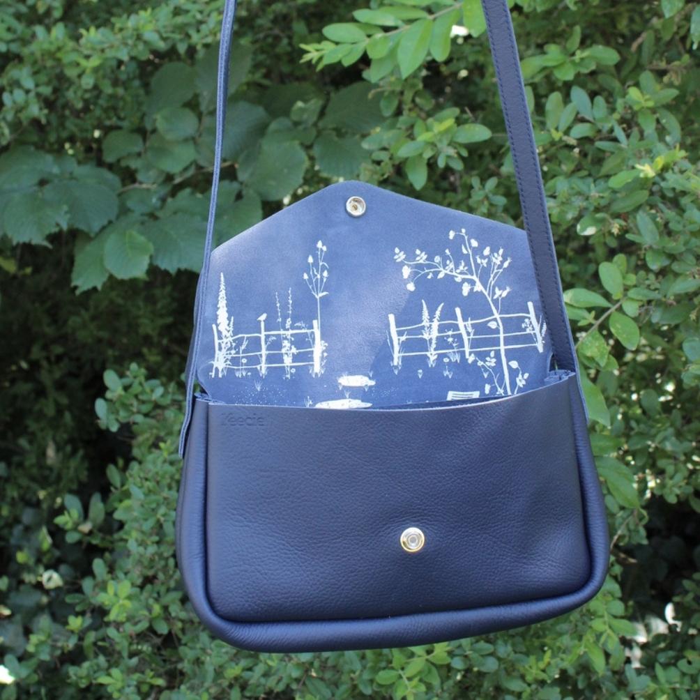 Tasche, Cottage Garden, Ink Blue
