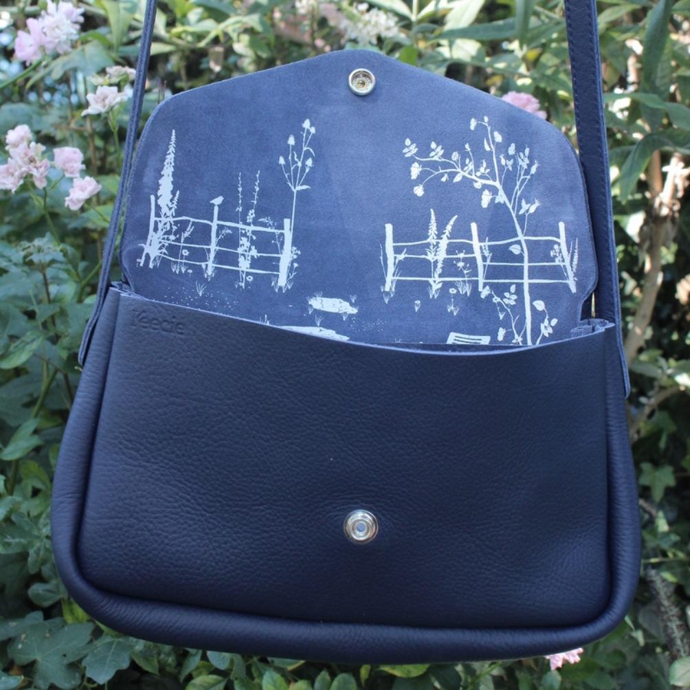 Tasche, Cottage Garden, Ink Blue