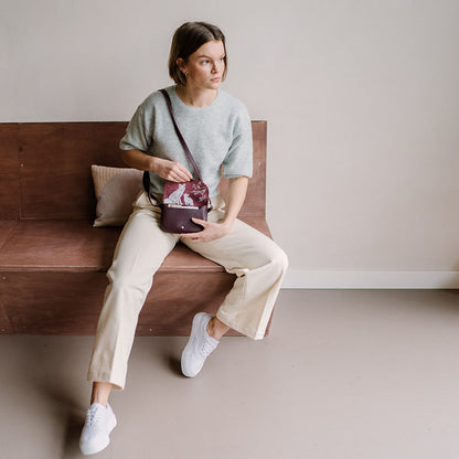 Tasche, Little Fox, Aubergine