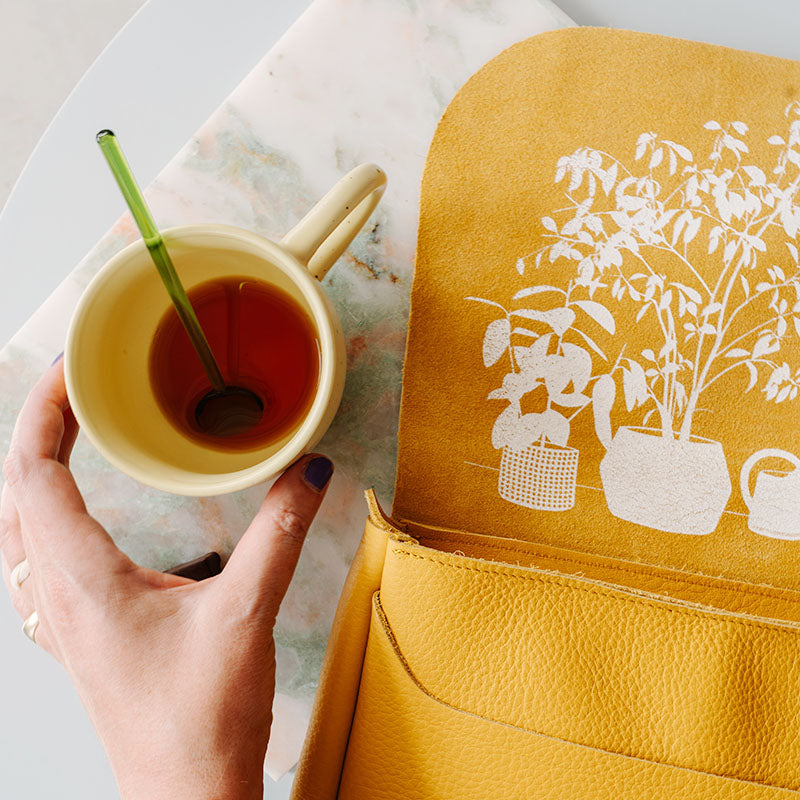Tasche, Plant Sitter, Yellow