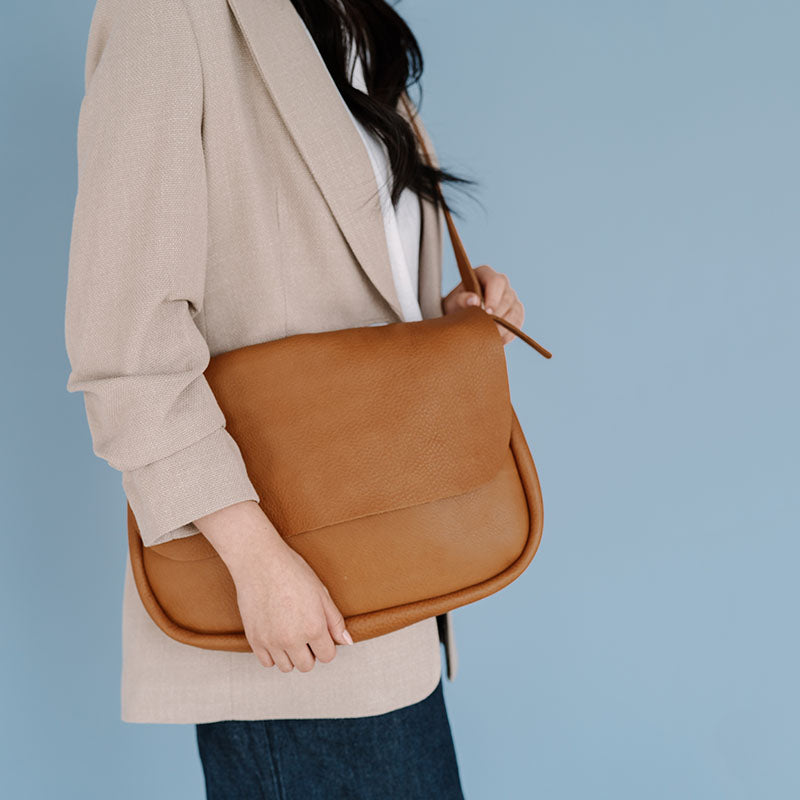 Tasche, Plant Sitter, Cognac used look