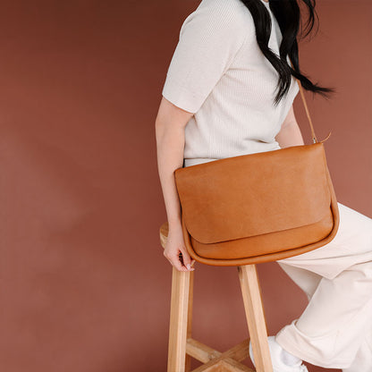 Tasche, Plant Sitter, Cognac used look