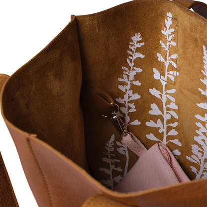 Tasche, Swing It, Cognac used look