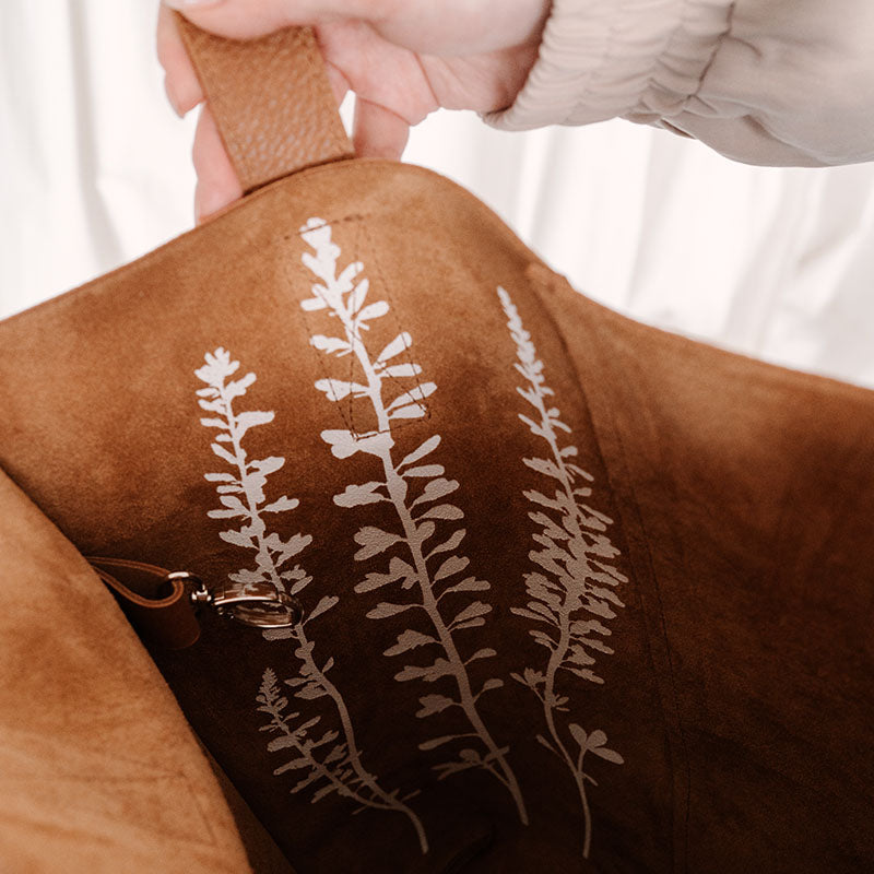 Tasche, Swing It, Cognac used look