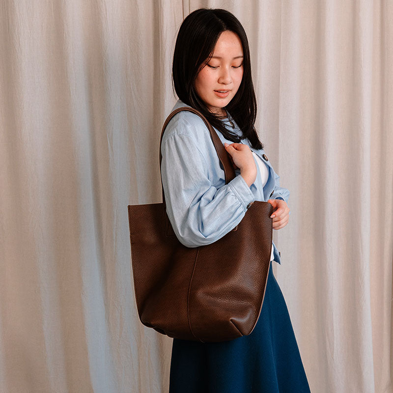 Tasche, Swing It, Dark Brown used look