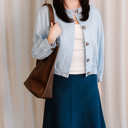 Tasche, Swing It, Dark Brown used look