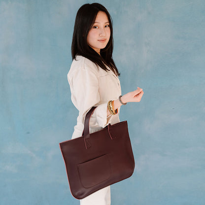 Tasche, Elephant Joke, Aubergine