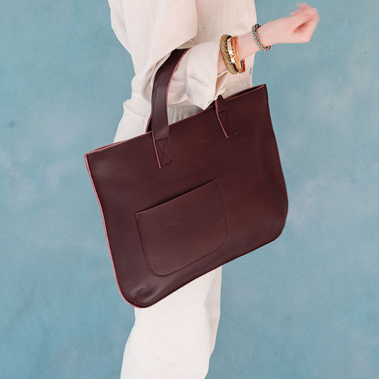 Tasche, Elephant Joke, Aubergine