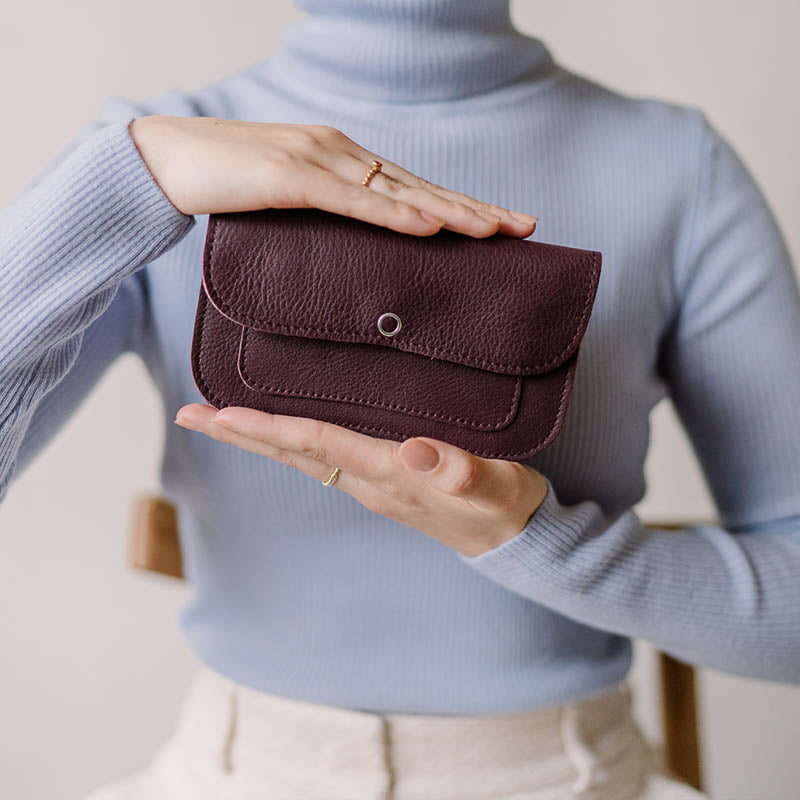 Portemonnaie, Cat Chase Medium, Aubergine