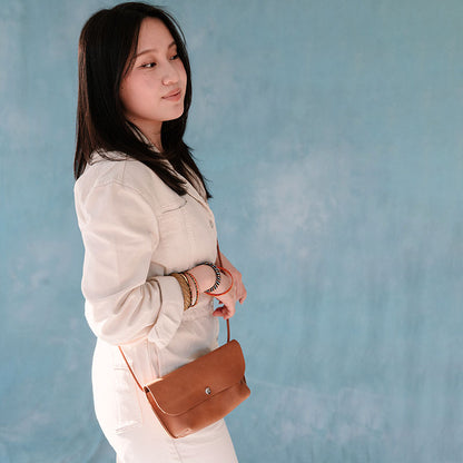 Tasche, Secret Garden, Cognac used look