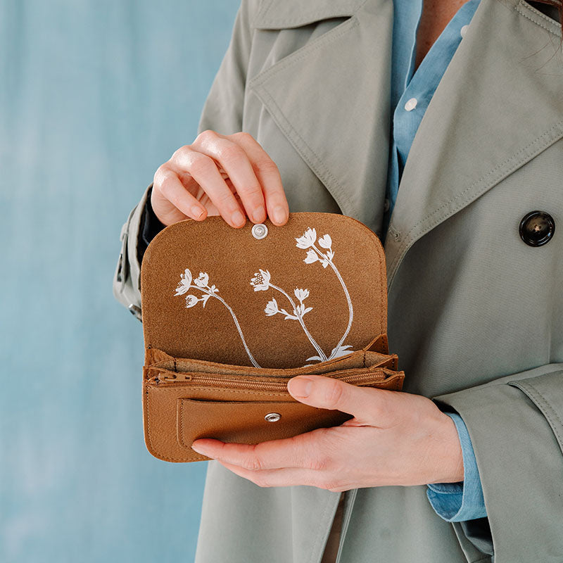 Portemonnaie, Flash Forward, Cognac used look