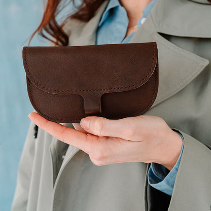 Portemonnaie, Bless You, Dark Brown used look