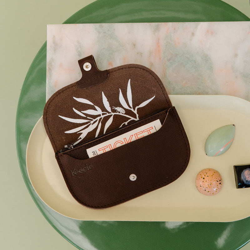 Portemonnaie, Bless You, Dark Brown used look