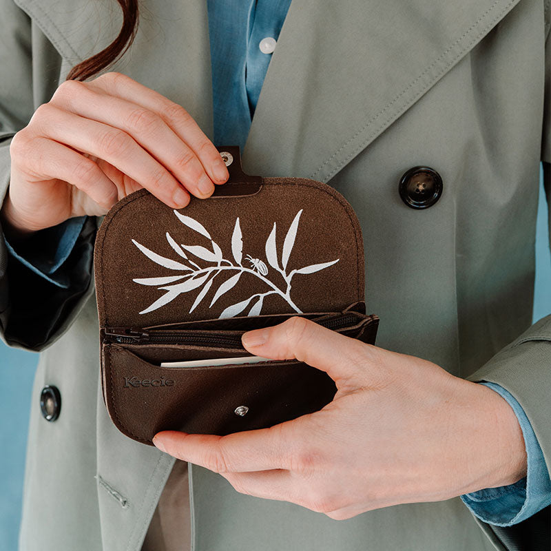 Portemonnaie, Bless You, Dark Brown used look