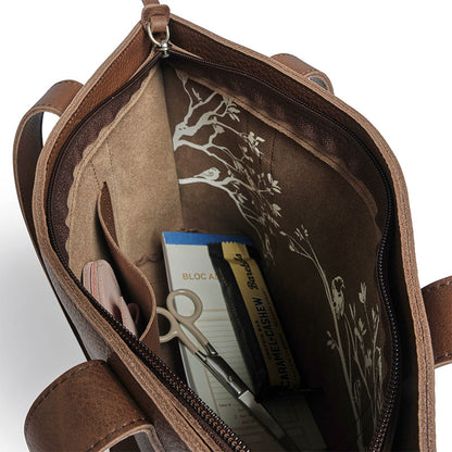 Tasche, Family Tree, Dark Brown used look