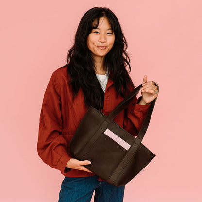 Tasche, Family Tree, Dark Brown used look