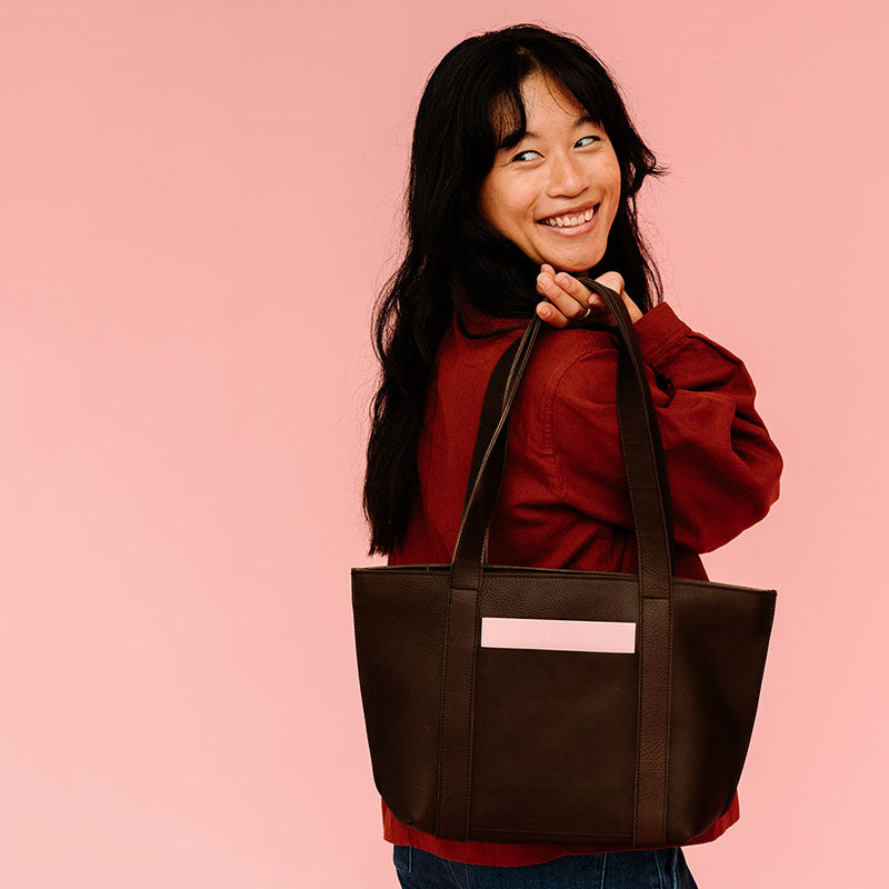 Tasche, Family Tree, Dark Brown used look