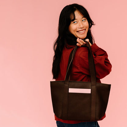 Tasche, Family Tree, Dark Brown used look