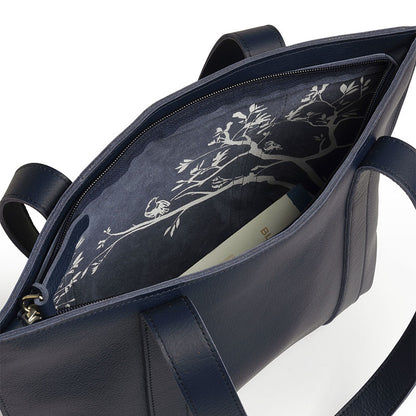 Tasche, Family Tree, Ink Blue