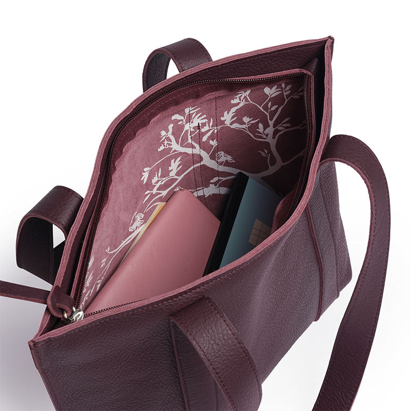 Tasche, Family Tree, Aubergine