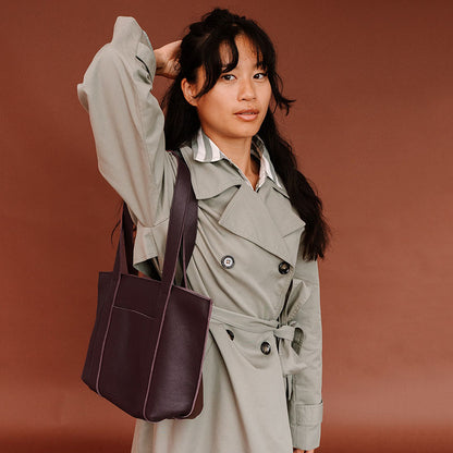Tasche, Family Tree, Aubergine