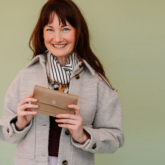 Portemonnaie, Cat Chase Medium, Moss used look