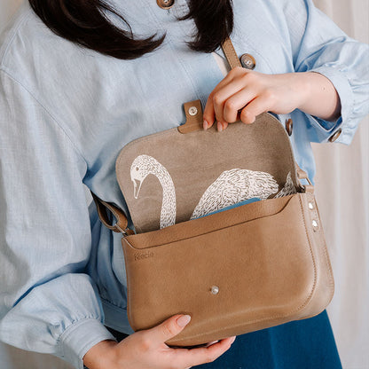 Tasche, Wild Swan, Moss used look