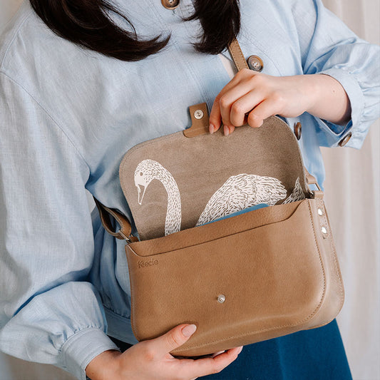 Tasche, Wild Swan, Moss used look