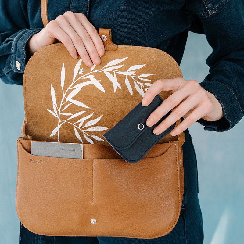 Tasche, Wish Tree, Cognac used look