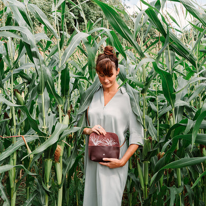 Tasche, Secret Garden, Aubergine