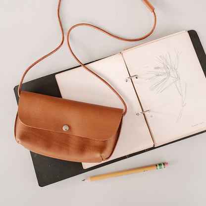 Tasche, Secret Garden, Cognac used look