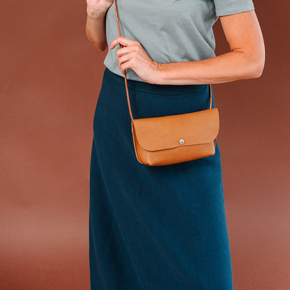 Tasche, Secret Garden, Cognac used look