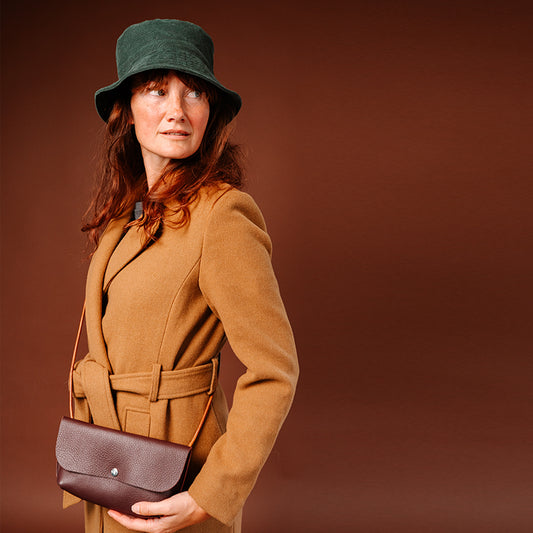 Tasche, Secret Garden, Dark Brown used look