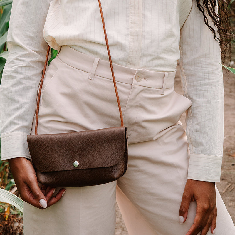 Tasche, Secret Garden, Dark Brown used look