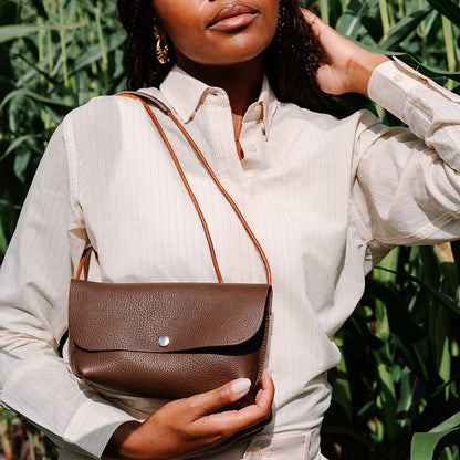 Tasche, Secret Garden, Dark Brown used look