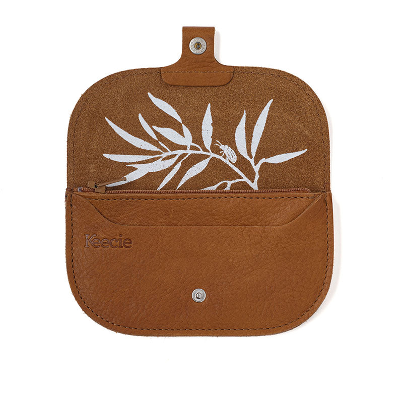Portemonnaie, Bless You, Cognac used look