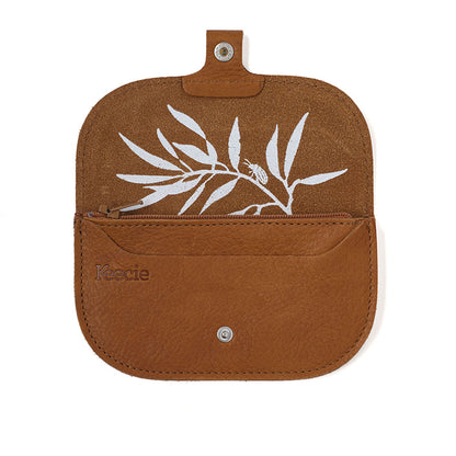 Portemonnaie, Bless You, Cognac used look