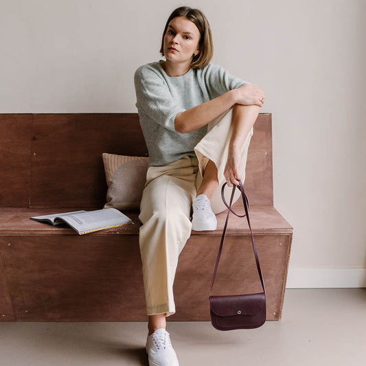 Tasche, Cat Chase, Aubergine