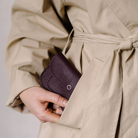 Portemonnaie, Cat Chase Small, Aubergine