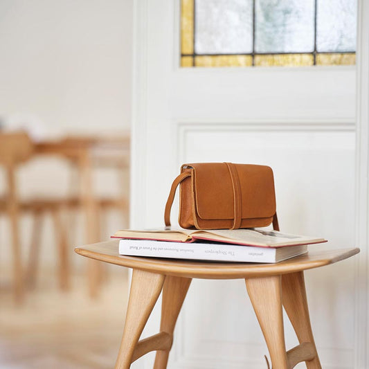 Tasche, Lunch Break, Cognac used look