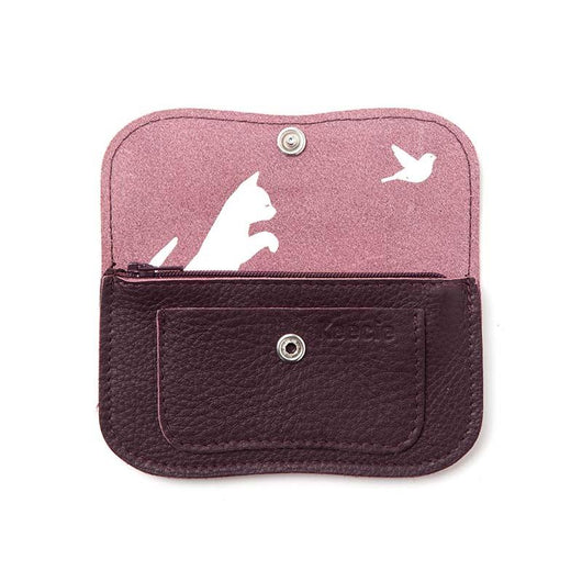 Portemonnaie, Cat Chase Small, Aubergine