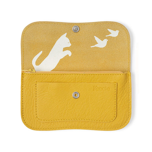Portemonnaie, Cat Chase Medium, Yellow